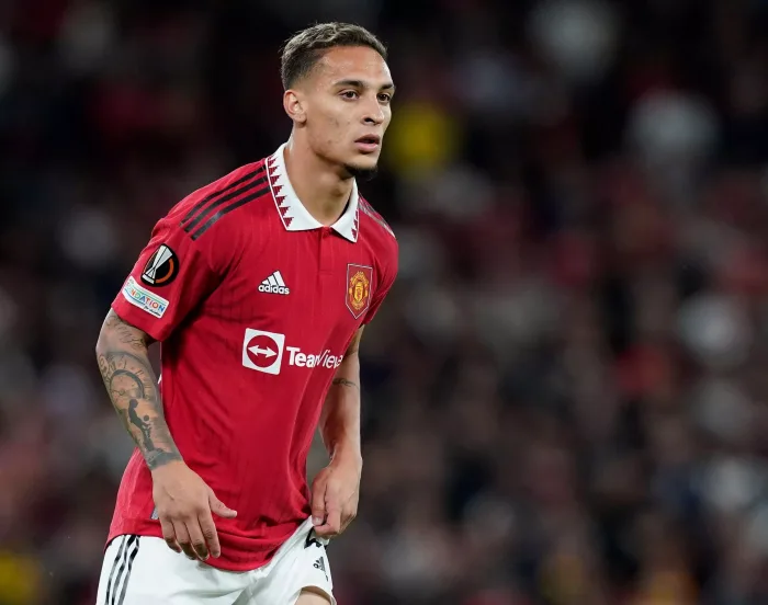 Manchester, England, 8th September 2022. Antony of Manchester United during the UEFA Europa League match at Old Trafford, Manchester. Picture credit should read: Andrew Yates / Sportimage man united afc bournemouth speltips stream