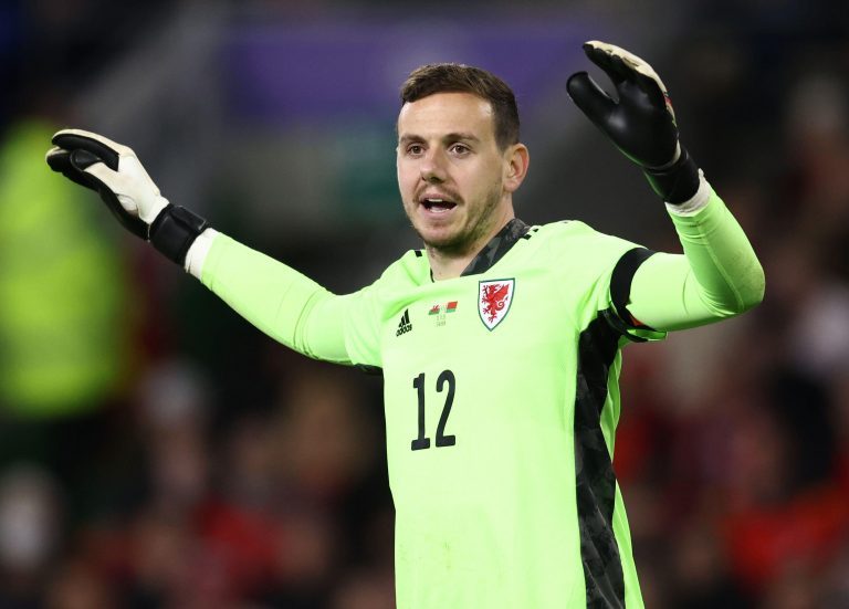 Cardiff, Wales, 13th November 2021. Danny Ward of Wales during the FIFA World Cup qualifiers match at the Cardiff City Stadium, Cardiff. Picture credit should read: Darren Staples / Sportimage Credit: Sportimage/Alamy Live News Cardiff, Wales, 13th November 2021. Danny Ward of Wales during the FIFA World Cup qualifiers match at the Cardiff City Stadium, Cardiff. Picture credit should read: Darren Staples / Sportimage Credit: Sportimage/Alamy Live News