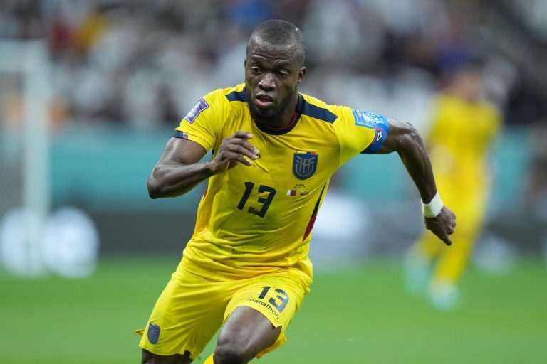 Enner Valencia of Ecuador during the Qatar 2022 World Cup match, group A, date 1, between Qatar and Ecuador played at Al Bayt Stadium on Nov 20, 2022 in Al Khor, Qatar. (Photo by Bagu Blanco / PRESSINPHOTO) Enner Valencia of Ecuador during the Qatar 2022 World Cup match, group A, date 1, between Qatar and Ecuador played at Al Bayt Stadium on Nov 20, 2022 in Al Khor, Qatar. (Photo by Bagu Blanco / PRESSINPHOTO)