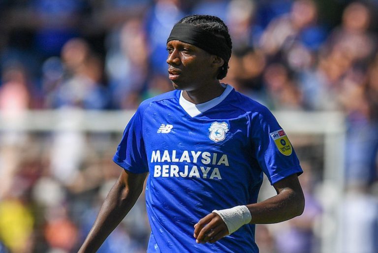 Cardiff, UK. 27th Aug, 2022. Jaden Philogene-Bidace #25 of Cardiff City during the game in Cardiff, United Kingdom on 8/27/2022. (Photo by Mike Jones/News Images/Sipa USA) Credit: Sipa USA/Alamy Live News Cardiff, UK. 27th Aug, 2022. Jaden Philogene-Bidace #25 of Cardiff City during the game in Cardiff, United Kingdom on 8/27/2022. (Photo by Mike Jones/News Images/Sipa USA) Credit: Sipa USA/Alamy Live News