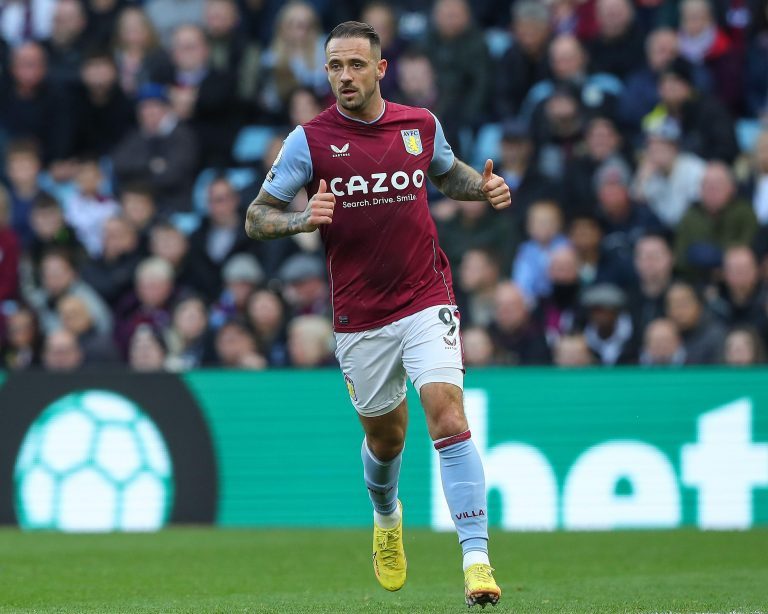 Danny Ings #9 of Aston Villa during the Premier League match Aston Villa vs Brentford at Villa Park, Birmingham, United Kingdom, 23rd October 2022(Photo by Gareth Evans/News Images) Danny Ings #9 of Aston Villa during the Premier League match Aston Villa vs Brentford at Villa Park, Birmingham, United Kingdom, 23rd October 2022(Photo by Gareth Evans/News Images)