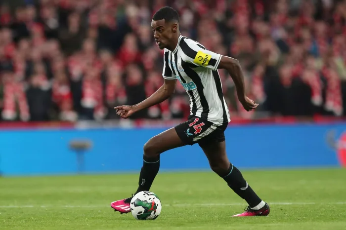 Alexander Isak of Newcastle United during the Carabao Cup Final between Manchester United and Newcastle United at Wembley Stadium, London on Sunday 26th February 2023. (Photo: Mark Fletcher | MI News) Credit: MI News & Sport /Alamy Live News newcastle wolves speltips stream