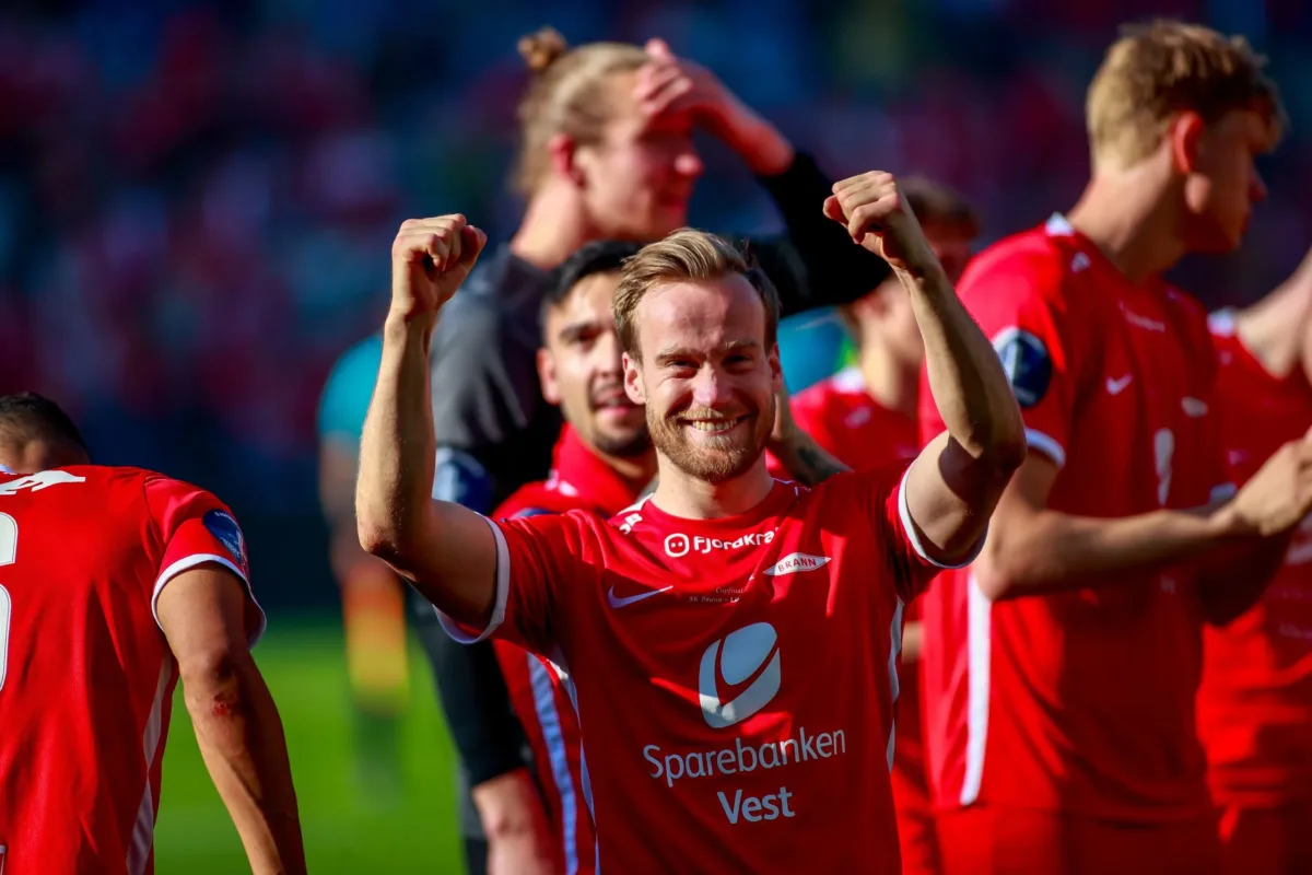 Oslo, Norway, 20th May 2023. Matchwinner Brann's Bard Finne after the cup final between Brann and Lillestrom Credit: Frode Arnesen/Alamy Live News AZ Brann