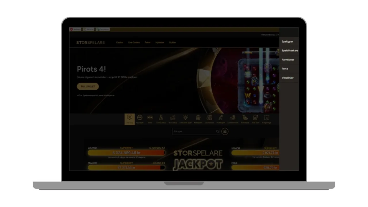 Användarvänlighet hos casinot
