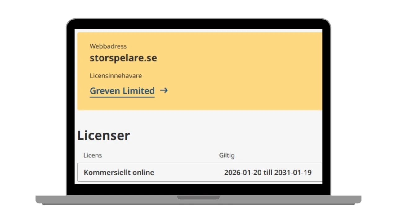 Storspelare licens