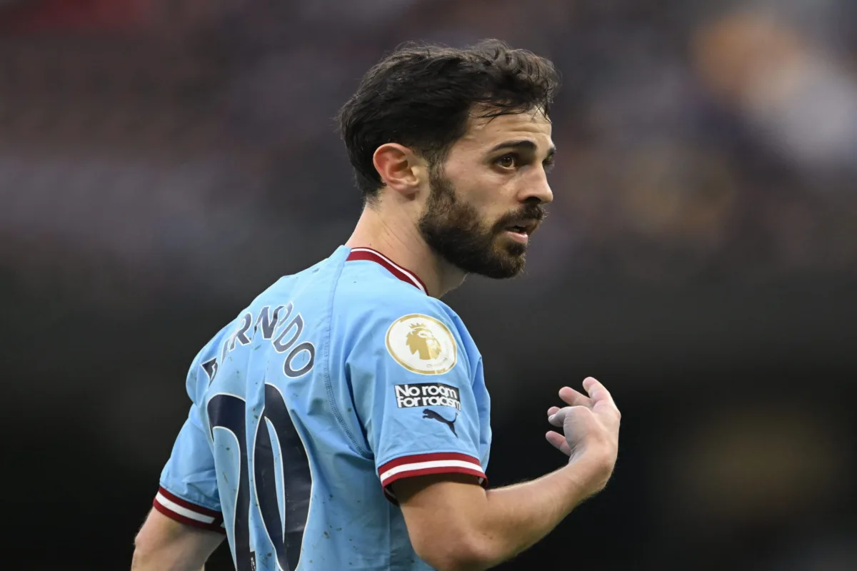 Manchester, UK. 15th Apr, 2023. Bernardo Silva of Manchester City during the Premier League match at the Etihad Stadium, Manchester. Picture credit should read: Gary Oakley/Sportimage Credit: Sportimage/Alamy Live News man u man c speltips odds