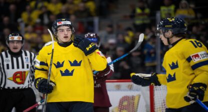 tre kronor ishockey sverige vs lettland