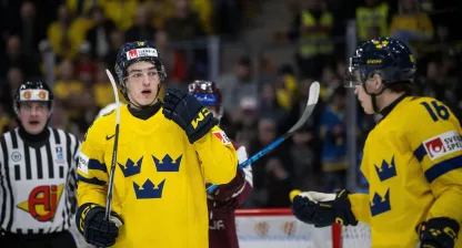 tre kronor ishockey sverige vs lettland