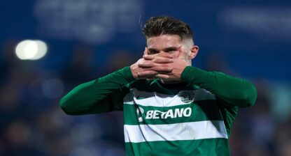 viktor gyökeres sporting målgest