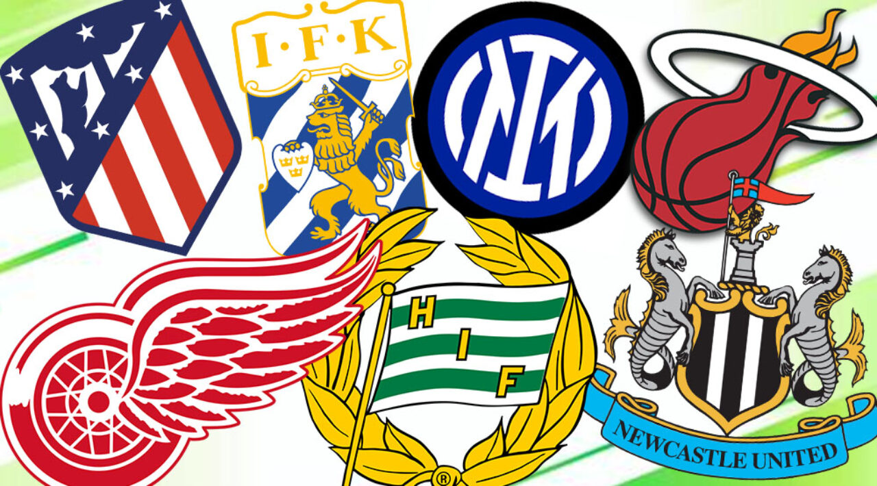 sport klubbar logo märken