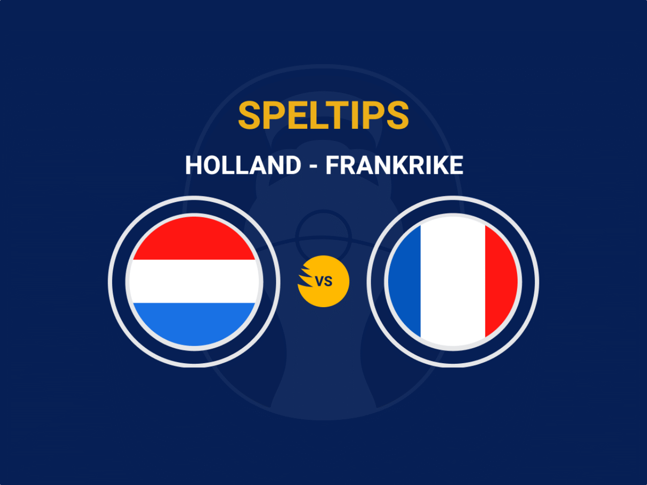 holland frankrike em fotboll