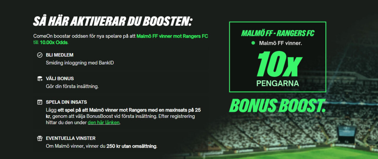 comeon oddsboost