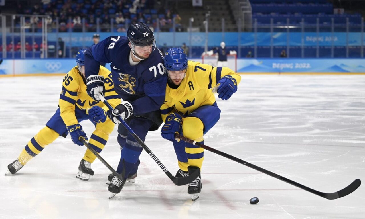 sverige vs finland ishockey