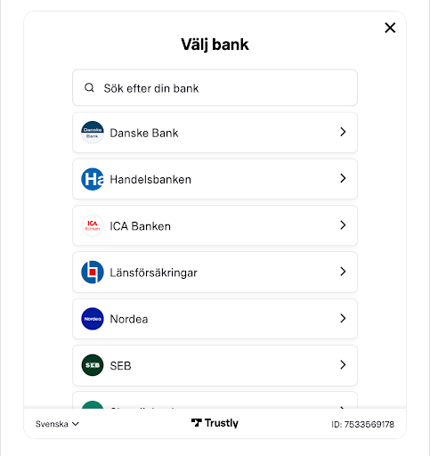 Val av bank för casino med snabba uttag.