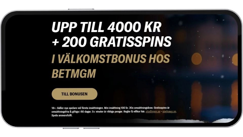BetMGM välkomstbonus