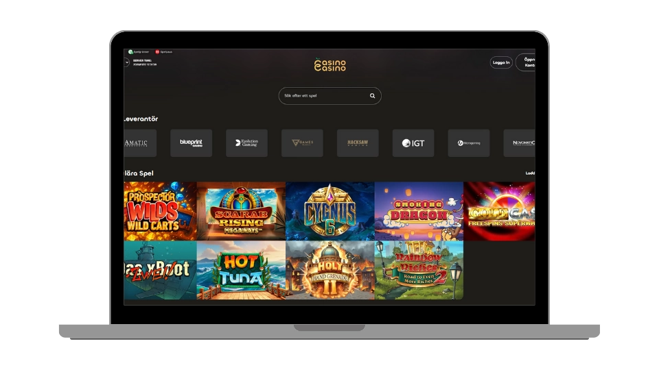 CasinoCasino spelutbud