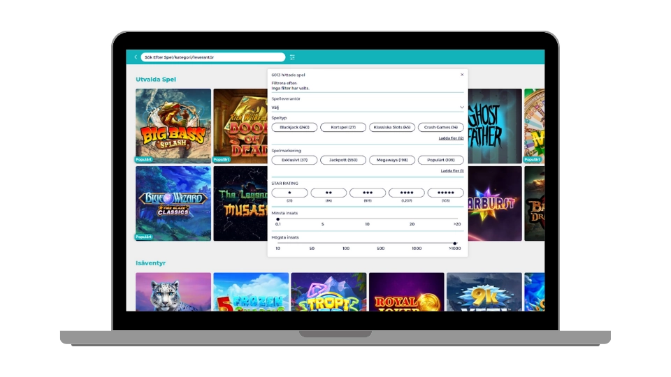 Slingo Casino användarvänlighet