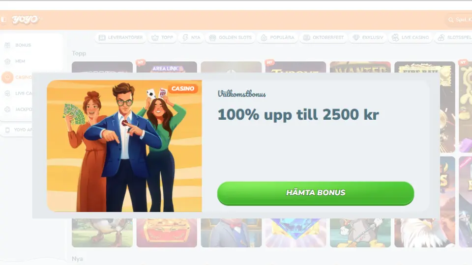 yoyo casino bonus