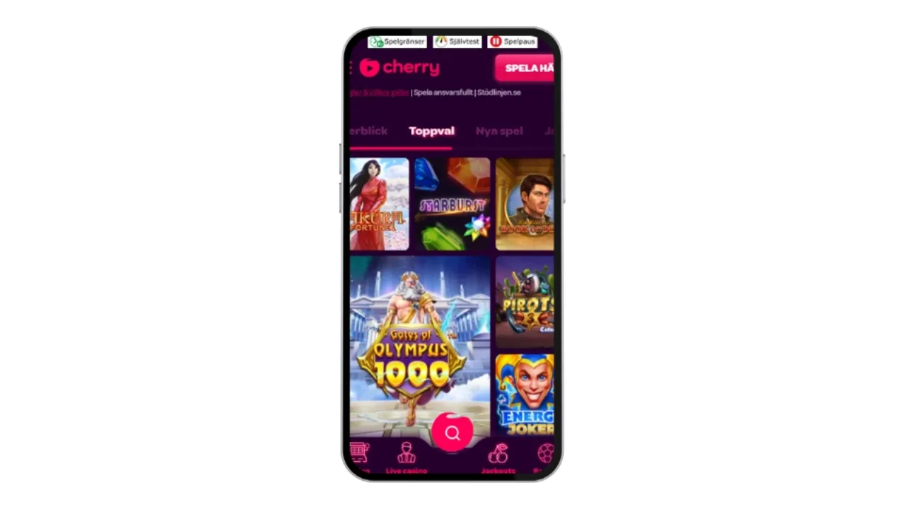 Cherry Casino spellobby