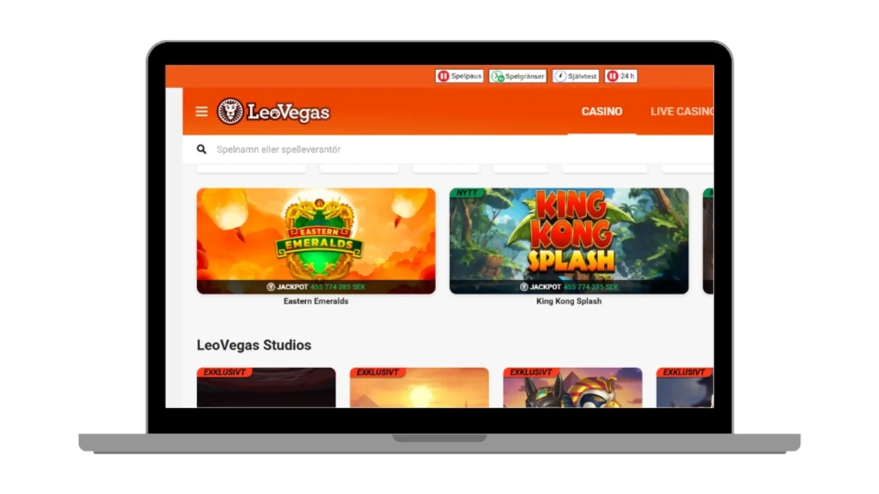 LeoVegas casino med Trustly