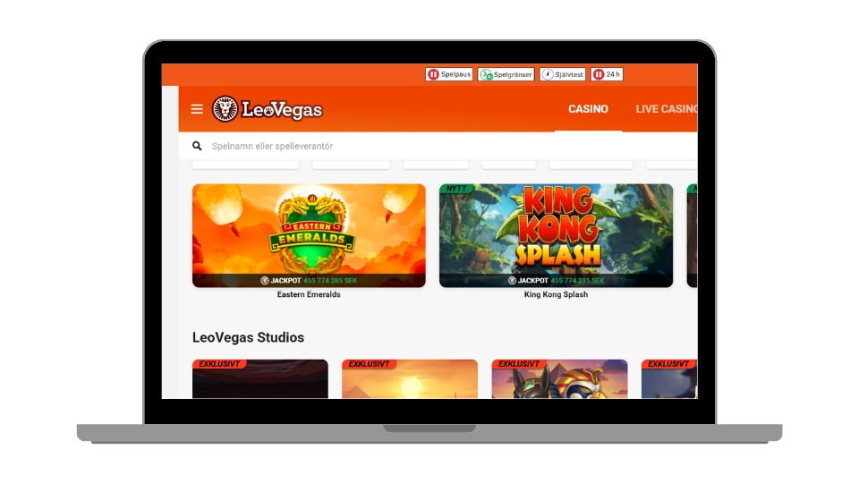 LeoVegas casino med Trustly