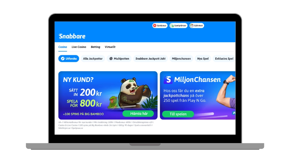 Snabbare Casino med Trustly som betalningsmetod