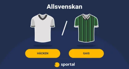 Häcken - Gais speltips stream.