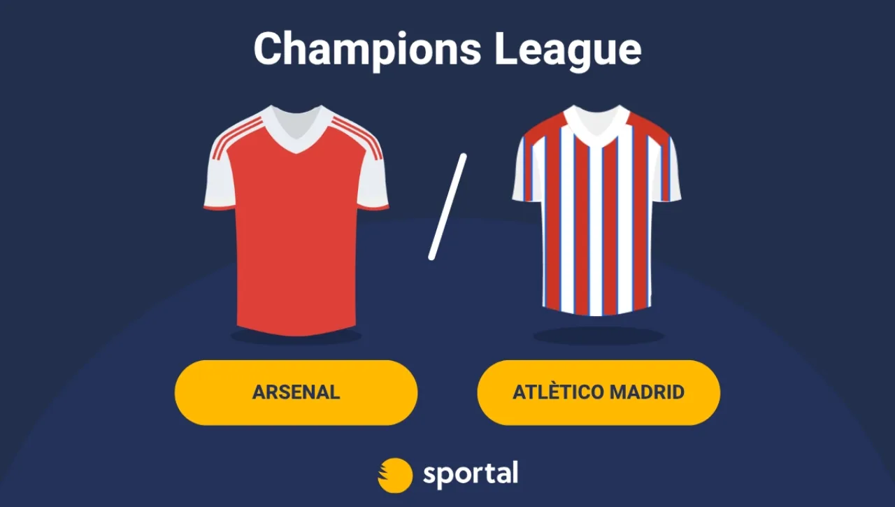 matchtröjor Arsenal och Atletico Madrid inför Champions League- semifinalen 5 maj