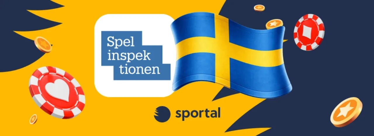 Grafik för svensk licens och regler från Spelinspektionen.