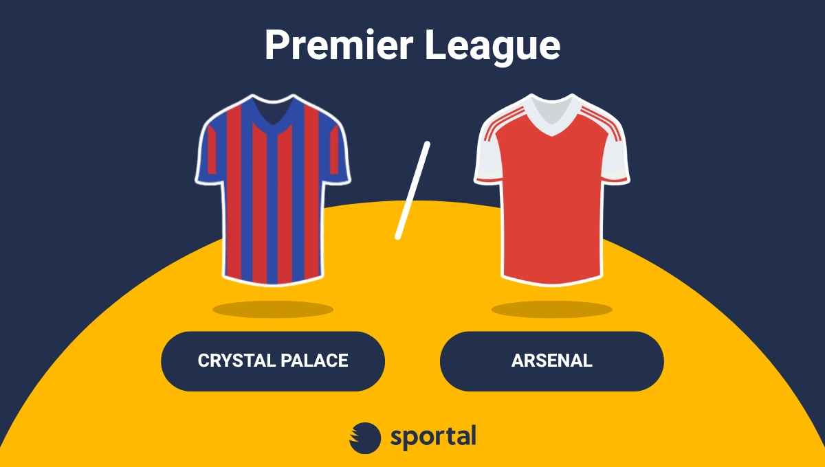 Crystal Palace och Arsenal matchtröjor.