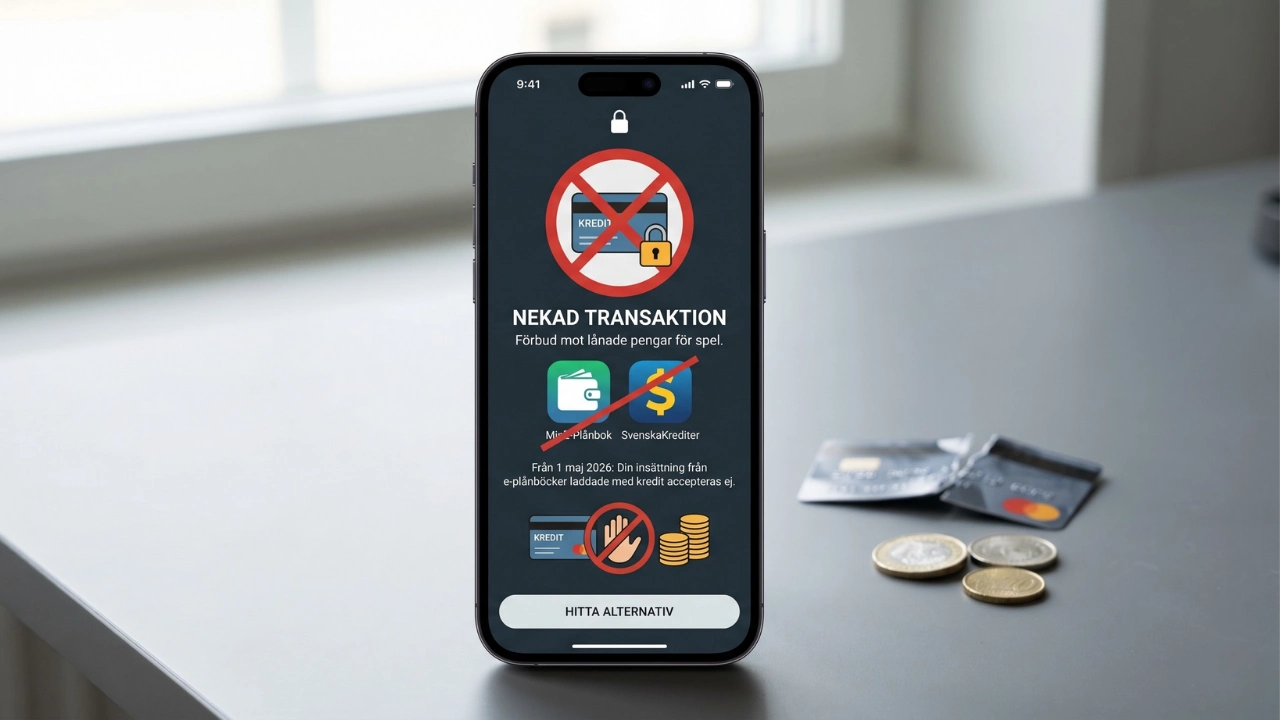 Stopp för lånade pengar för spel
