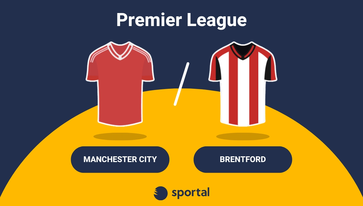 Manchester United mot Brentford matchtröjor.