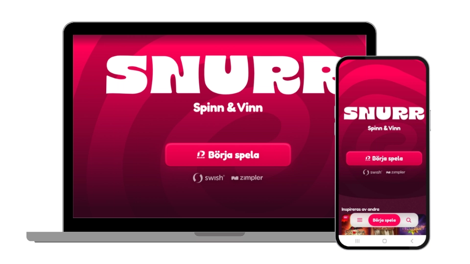 Snurr Casino på dator och mobil.