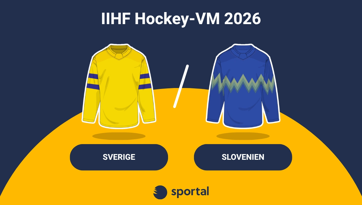 Sverige-Slovenien matchtröjor Hockey-VM.