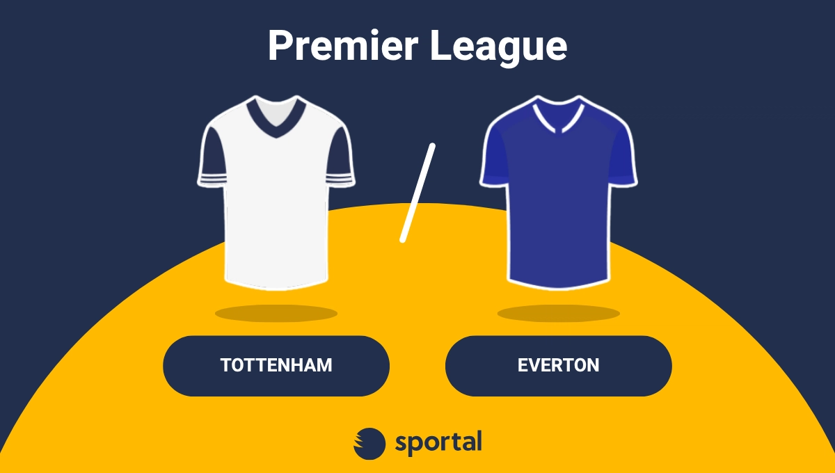 Tottenham och Everton matchtröjor.