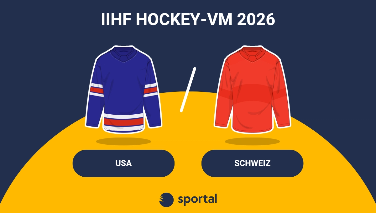 USA-Schweiz matchtröjor Hockey-VM.
