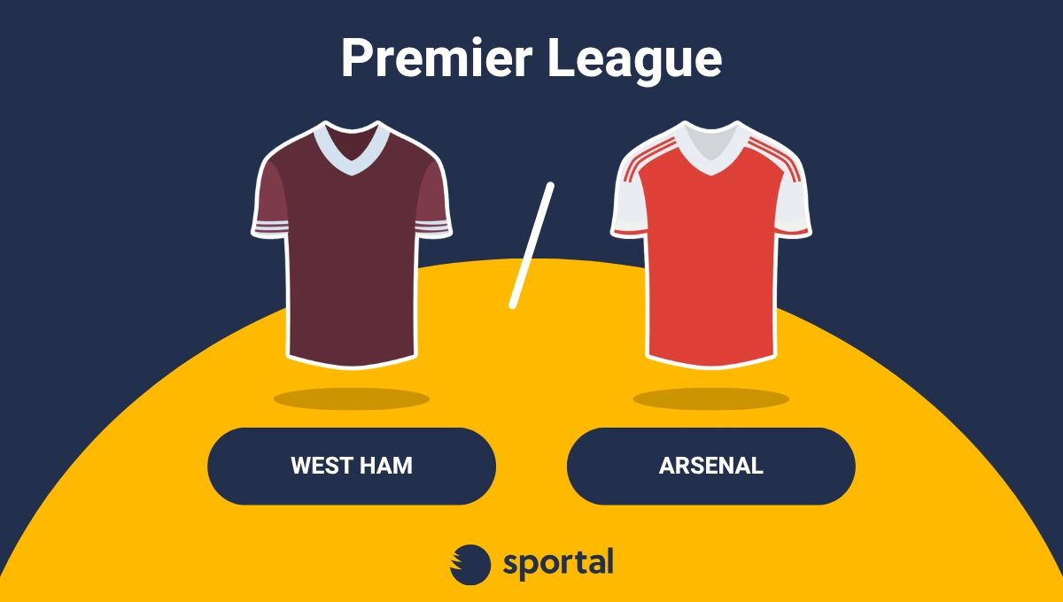 West Ham och Arsenal matchtröjor.