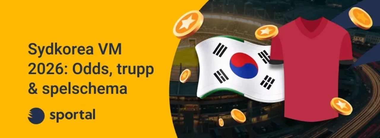 sydkorea vm odds spelschema