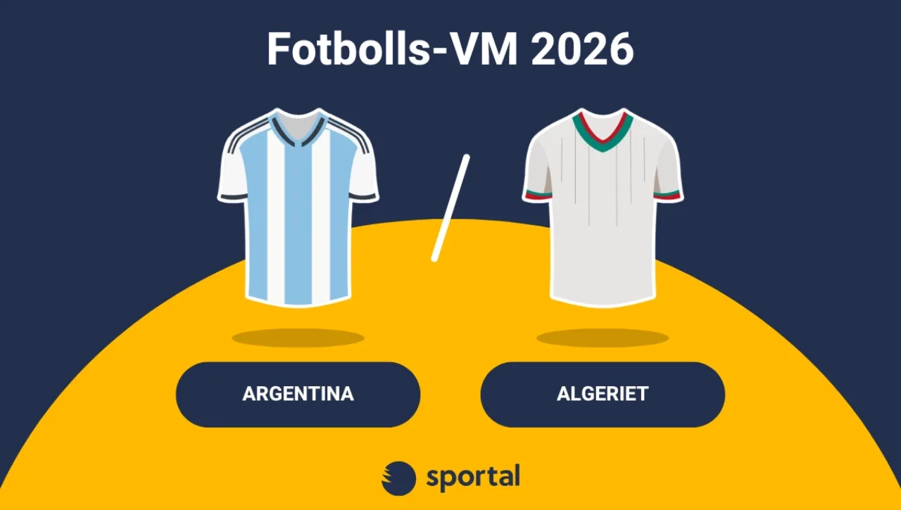 Argentina - Algeriet matchtröja fotbolls-VM.