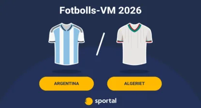 Argentina - Algeriet fotbolls VM live stream.