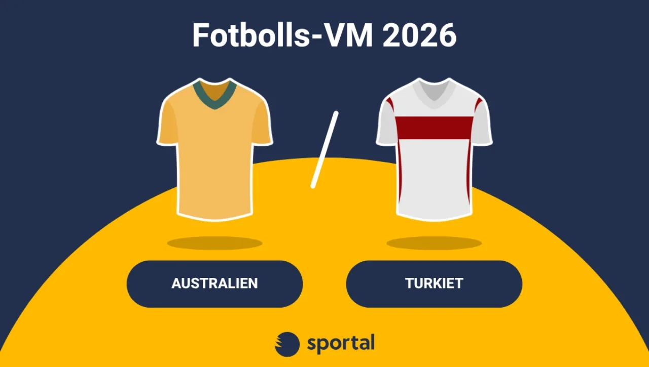Australien - Turkiet matchtröja fotbolls-VM.