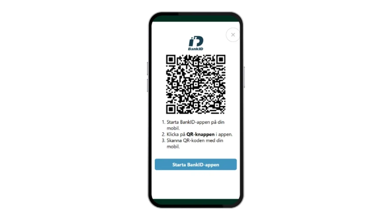 bet365 BankID QR-kod