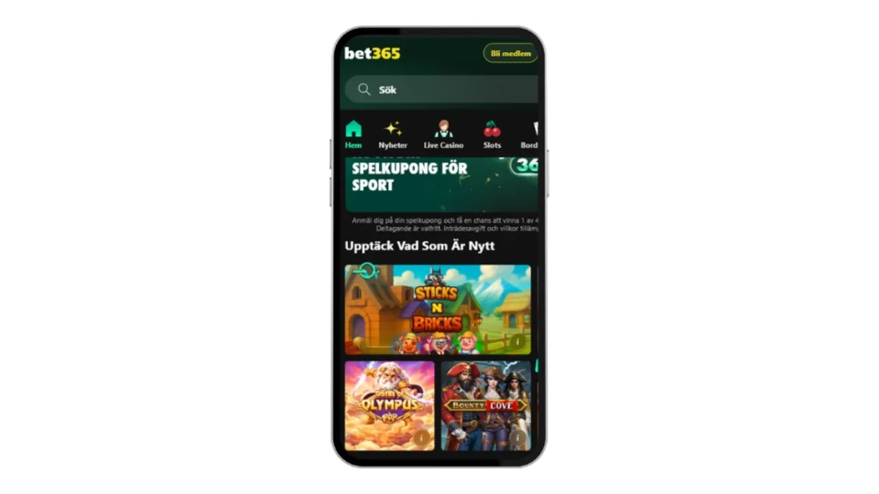 bet365 registreringssida