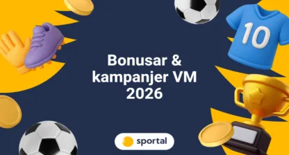 Bonusar och kampanjer i fotbolls-vm 2026.