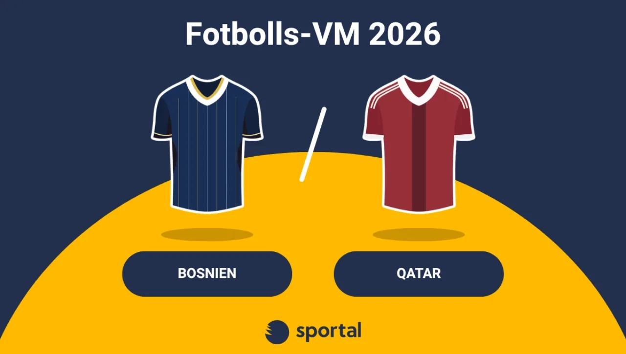 Bosnia - Qatar matchtröja fotbolls-VM.