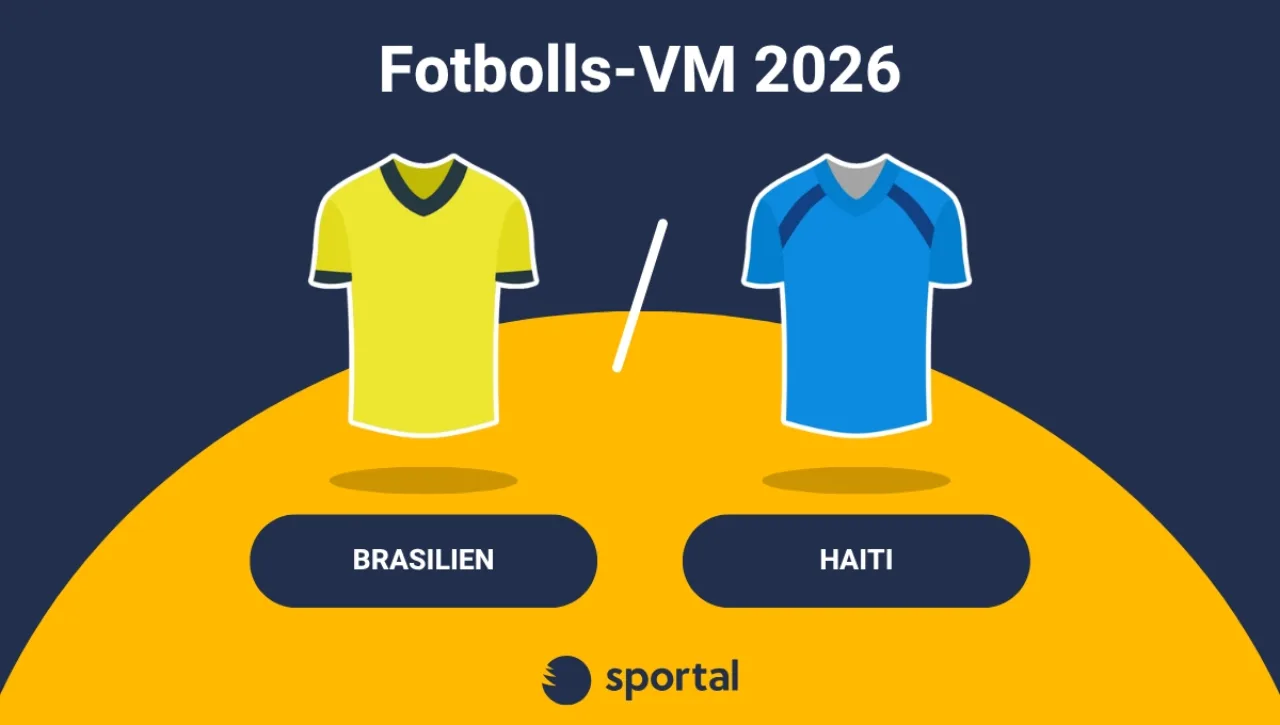 Brasilien - Haiti matchtröja fotbolls-VM.