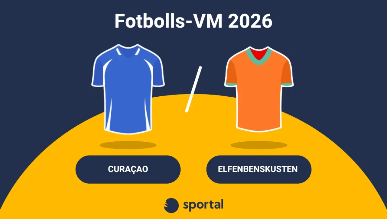 Curaçao – Elfenbenskusten matchtröja fotbolls-VM.