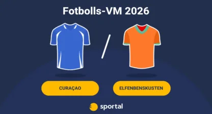 Curaçao – Elfenbenskusten fotbolls VM live stream.