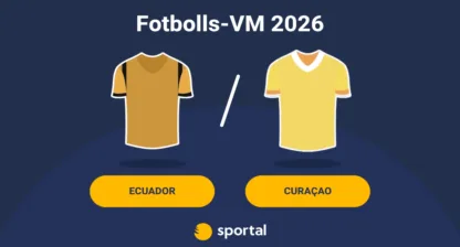 Ecuador - Curaçao fotbolls VM live stream.