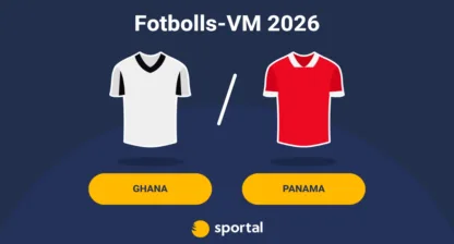Ghana - Panama fotbolls VM live stream.